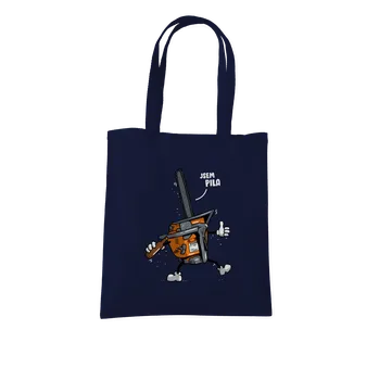 Nákupní taška Bastard Jsem pila taška French Navy