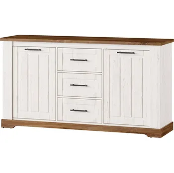 Komoda Komoda Country - Szynaka Meble Borovice Andersen / dub Stirling 163x89 cm