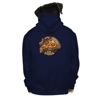 Pánská mikina Bastard Pizza pánská mikina na zip Navy