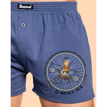 Trenýrky Bastard Cyklistický horoskop: Váhy pánské trenky Blue