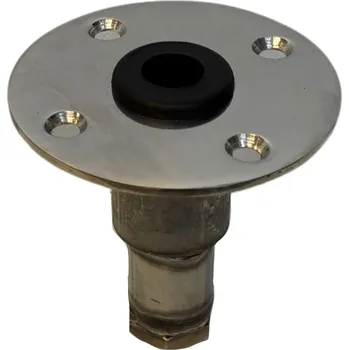 Loď SPRINGFIELD MARINE Podlahová zásuvka SPRINGFIELD z leštěné nerezové oceli, KING PIN