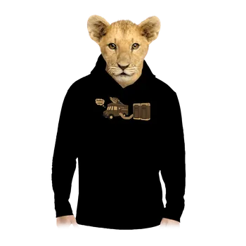 Chlapecká mikina Bastard Točená čokoládová dětská mikina klokanka Black