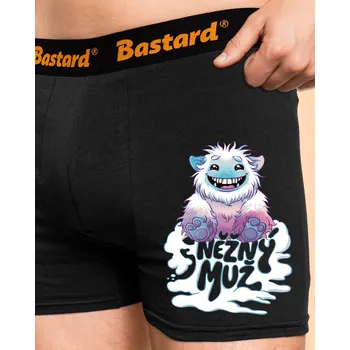 Trenýrky Bastard Něžný pár boxerky Black