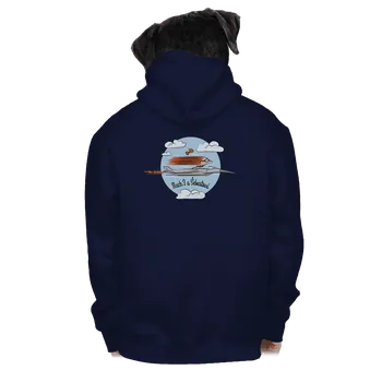 Pánská mikina Bastard Mach 3 pánská mikina na zip Navy