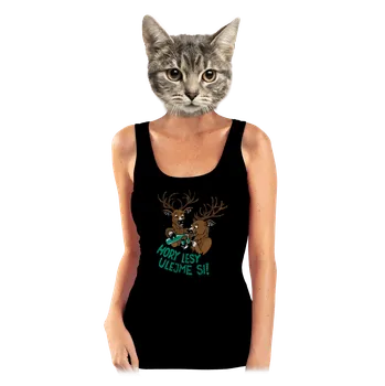 Bastard Hory lesy ulejme si dámské tílko klasické Black