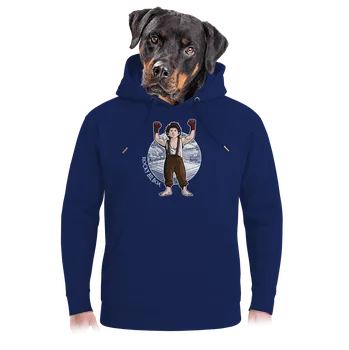 Pánská mikina Bastard Rocky Bilboa unisex mikina premium Navy