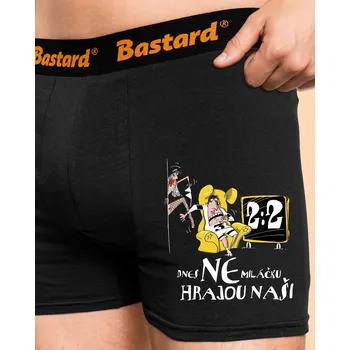 Trenýrky Bastard Hrajou naši boxerky Black