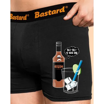 Trenýrky Bastard Rum a Cola boxerky Black