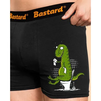 Trenýrky Bastard Rexíkův problém boxerky Black