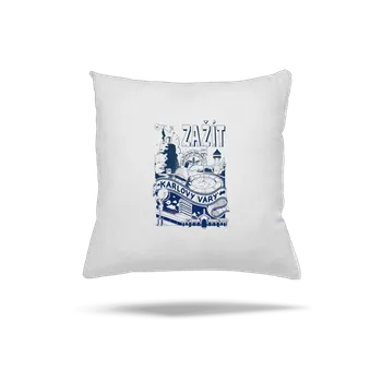 Polštář Bastard B16: Zažít Karlovy Vary polštář White