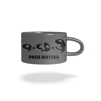 Bastard Pneu Matika hrnek makronka Grey Macaron