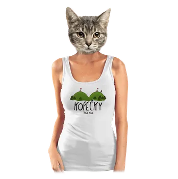 Bastard Kopečky dámské tílko klasické White