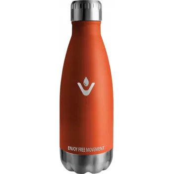 Termoska Termohrnek Termoska na Kávu Čaj Nerezová Ocel Těsná Oranžová 350ml