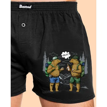 Trenýrky Bastard Brum pánské trenky Black