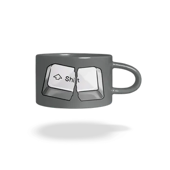 Bastard Shift hrnek makronka Grey Macaron