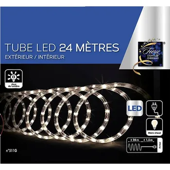 Vánoční dekorace Fééric Lights and Christmas, Světelná venkovní girlanda ve tvaru spirály, 432 LED, teplá bílá