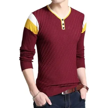 Pánský svetr Pánský svetr F278 tmavě červená L