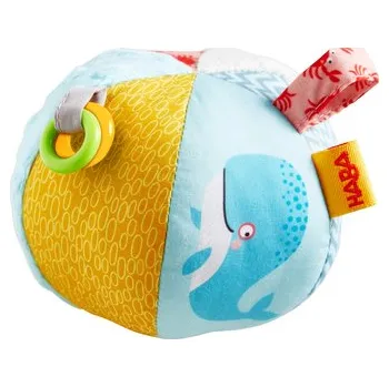 Haba Textilní míč s aktivitami pro miminka Mořský svět