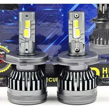 Autožárovka LED autožárovky H4 2x350W A7 PRO COB CANBUS 35000lm 6000K, TACPRO, sada 2ks (Sada H4 LED autožárovek do hlavních světlometů 2x350W)