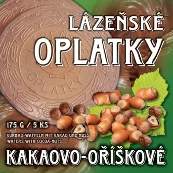 Lázeňské oplatky kakaovo-oříškové 175 g (1 ks)
