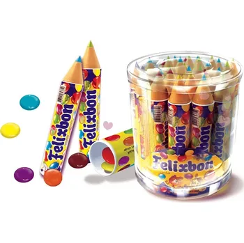 Čokoládová tyčinka Felixbon Pen- tužka s čok.dražé bonbóny 15g (24 ks)