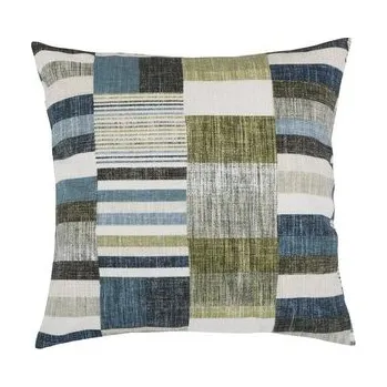 Polštářek EMA - dlaždice modrošedé - 45x45 cm