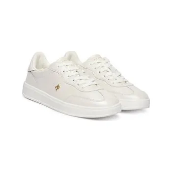 Oblečení a móda Sneakersy Tommy Hilfiger Th Heritage Shiny Sneaker FW0FW09179 Bílá 37