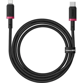 Datový kabel NoName Baseus Rychlonabíjecí kabel Dura USB/Lightning 1m 20W černo šedý 6932172669874