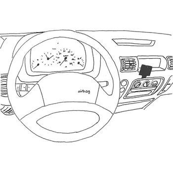 Handsfree sada do auta Konzole pro držák mobilního telefonu do Renault Master