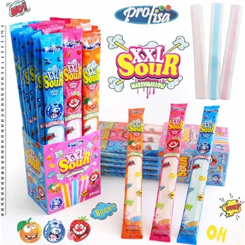 Cukrovinka Marshmallow pásky Kyselé 20g (30 ks)