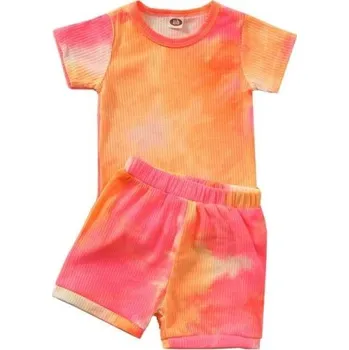 Dětské barevné tričko a kraťasy L1255 4 A
