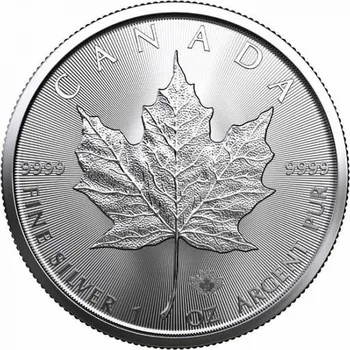 Investiční stříbrná mince 1 Oz Maple Leaf 2021 CANADA