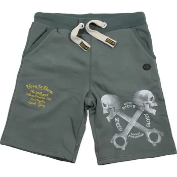 Pánské oblečení Pánské kraťasy Yakuza Premium 3828 grey olive velikost: 3XL