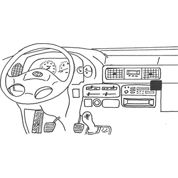 Handsfree sada do auta Konzole pro držák mobilního telefonu do Hyundai H100