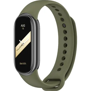 VSECHNONAMOBIL 66153 RUBBER Řemínek pro Xiaomi Smart Band 8 tmavě zelený