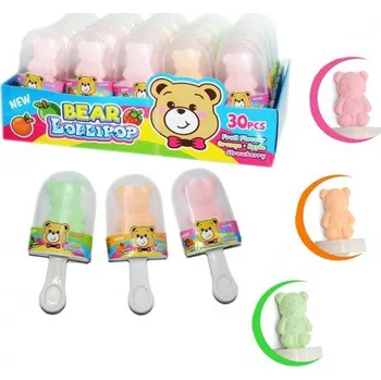 Bonbon Lipo Lízátko medvídek 8 g (30 ks)
