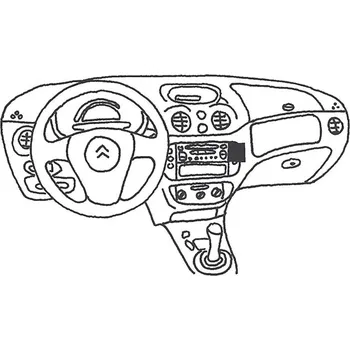 Konzole pro držák mobilního telefonu do Citreon C3