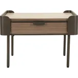 Hnědý konferenční stolek z jedlového dřeva 60x60 cm Toronto – Mauro Ferretti ID_1672378