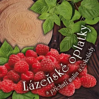 Lázeňské oplatky s příchutí malin v čokoládě 175 g (1 ks)