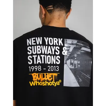 Who Shot Ya? Pánské triko Who Shot Ya Subwaystations velikost: 3XL