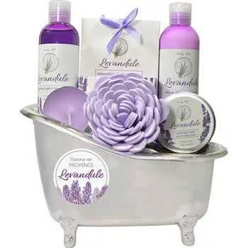 Nestandardní parfém Vivaco Dárkové balení Levandule Premium v dekorativní vaničce