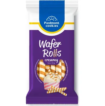 Vaflové trubičky s náplní krémovou 160g (28 ks)