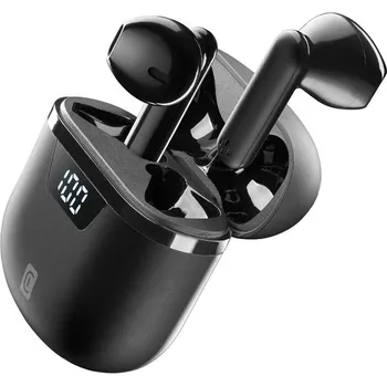 Sluchátka Cellularline | Seek PRO | Bezdrátová sluchátka do uší s nabíjecím pouzdrem - Rychlé nabíjení: 45