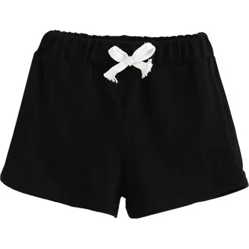 Dívčí oblečení Dětské barevné kraťasy J2872 černá 4