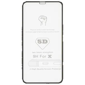 Tvrzené sklo 5D FULL GLUE Xiaomi Poco F3 černá - BULK