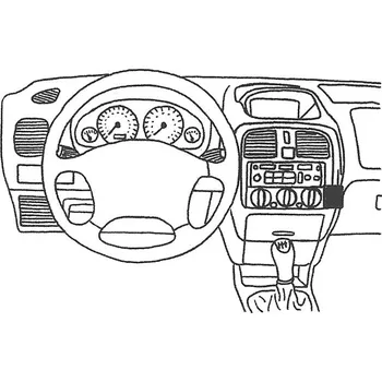 Handsfree sada do auta Konzole pro držák mobilního telefonu do Mitsubishi Carisma