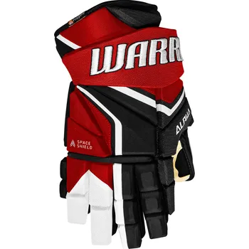 Chránič rukou Hokejové rukavice Warrior Alpha LX2 Black/Red/White Junior 11 palců