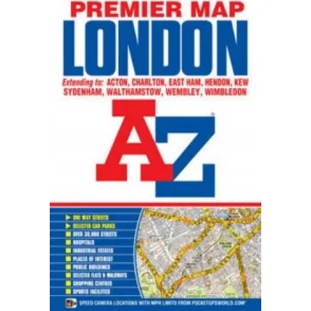 Cestování London Premier Map – Geographers' A-Z Map Company (EN)