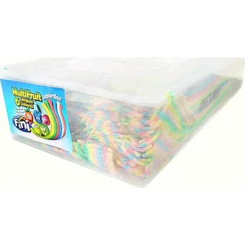 Bonbon FINI kyselý pásek duha – nebalený 9 g (200 ks)