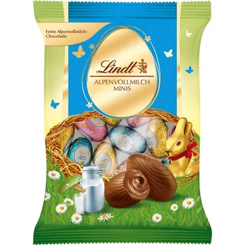 Cukrovinka Lindt Mini velikonoční vajíčka z alpské čokolády 100g